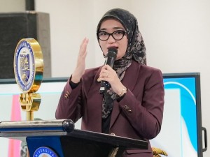Wagub Jihan Nurlela Hadiri Wisuda Perdana Universitas Indonesia Mandiri Di Kabupaten Lampung Selatan